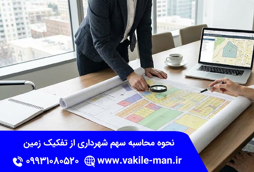 سهم شهرداری در تفکیک اراضی چگونه محاسبه میشود؟ | وکیل من