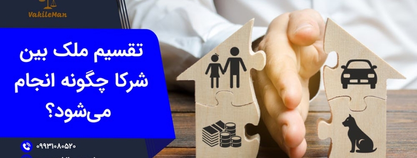 وکیل تقسیم ملک بین شرکا | وکیل من