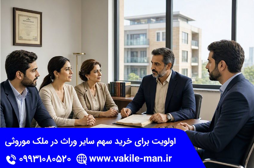 اولویت وراث در خرید ملک ورثه‌ای | وکیل من